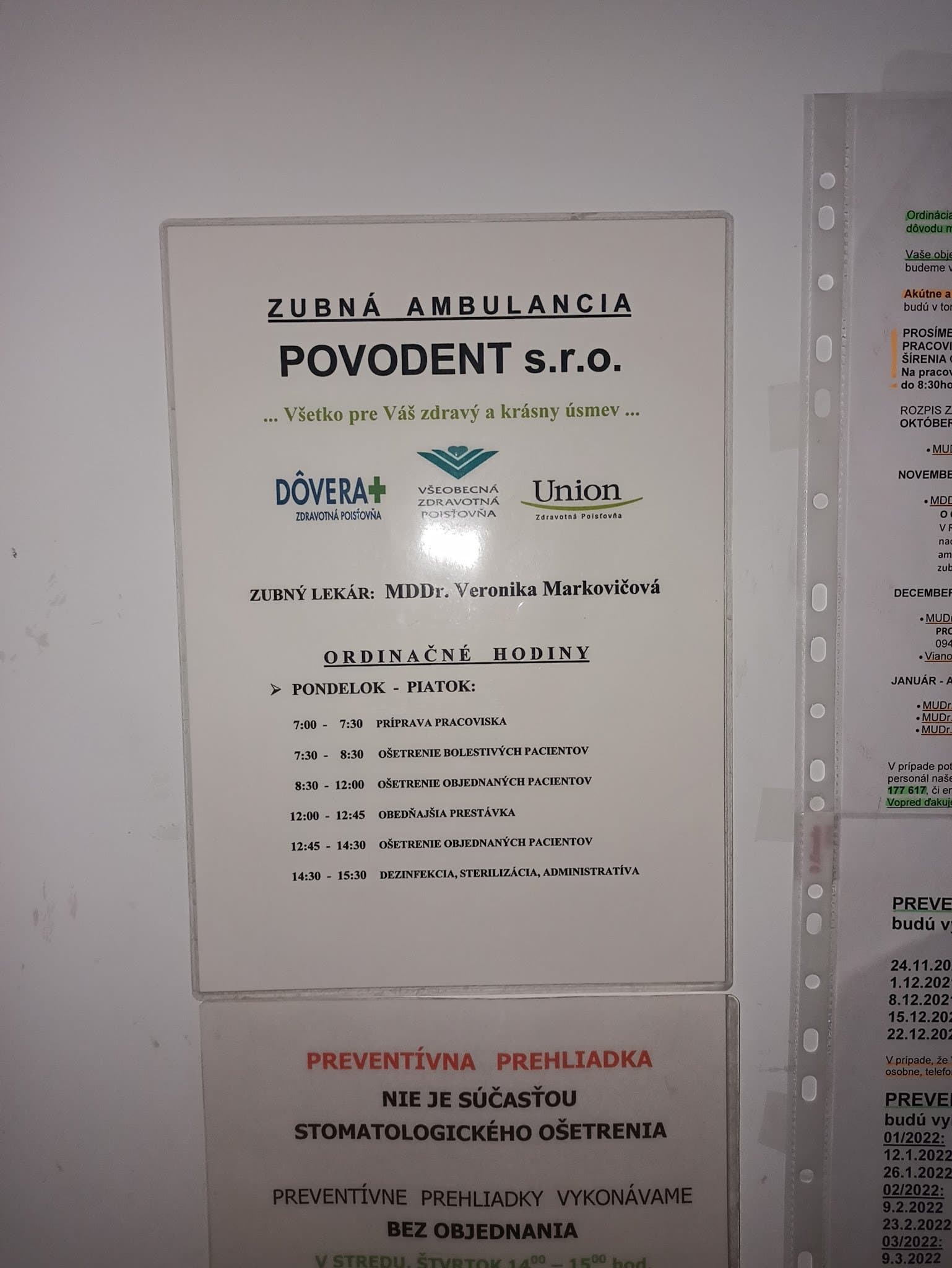 Dentálna hygiena - Povodent s.r.o.
