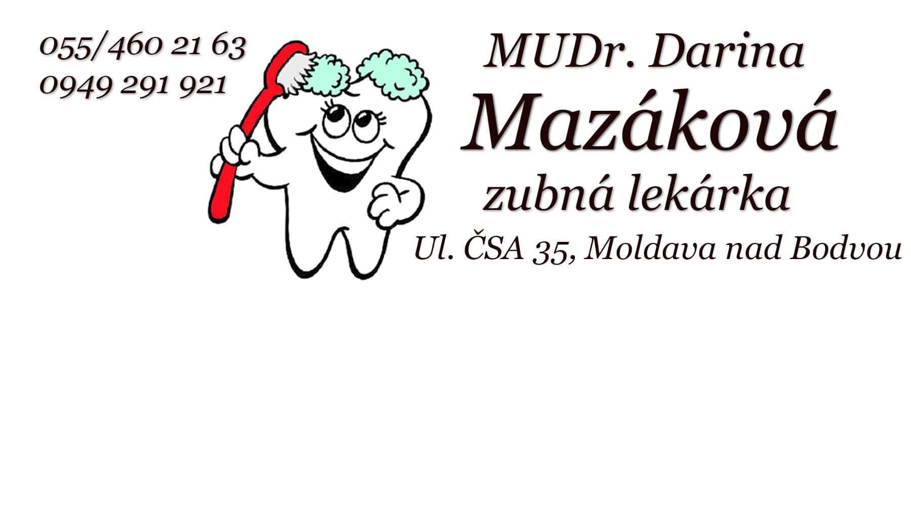 MUDr. Darina Mazáková