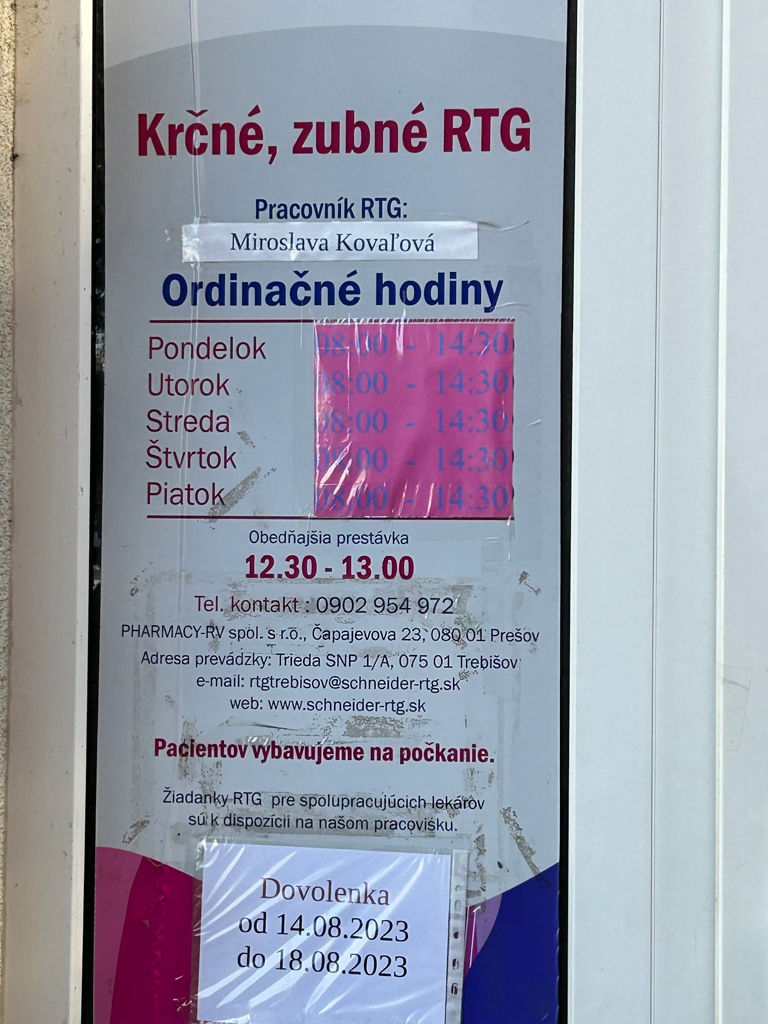 Fotografia kliniky