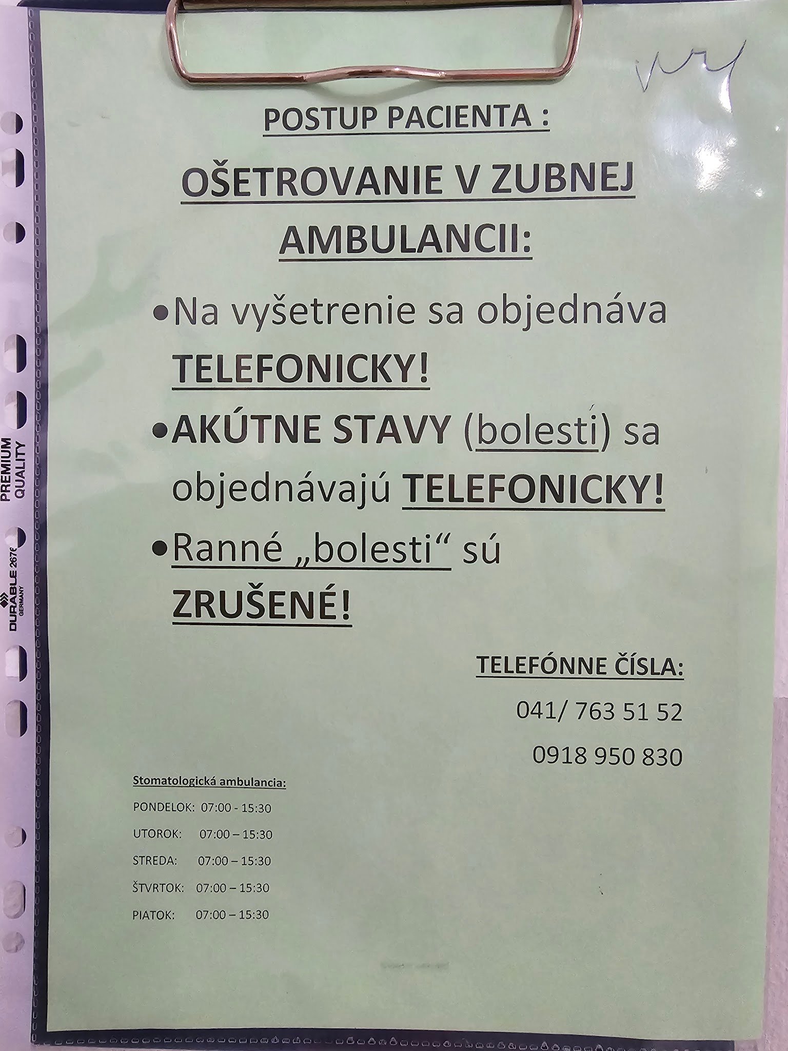 Fotografia kliniky