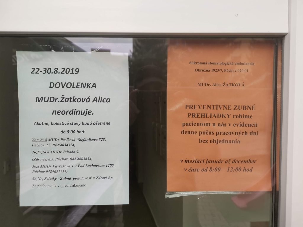 Súkromná stomatologická ambulancia MUDr Alica Žatková