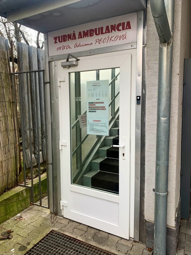 MUDr. Pecíková Adriana - zubná ambulancia